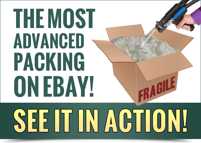 The Most Advanced Packing on eBay with our Instapak Foam-in-Place Machine